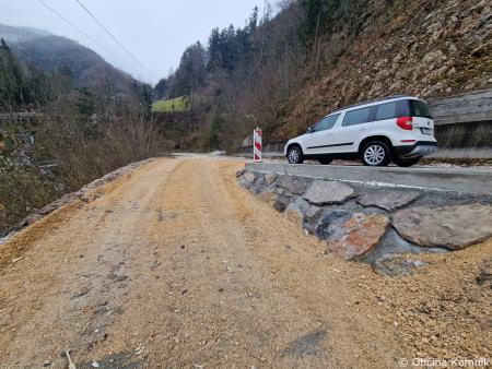 Zaključena sanacija plazu pod JP661171 Žaga-Podstudenec (3)
